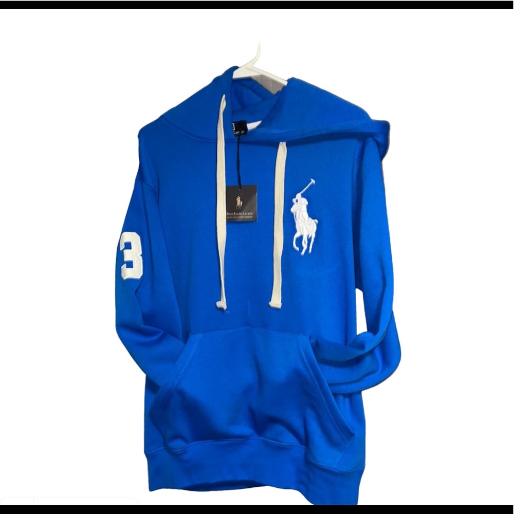 Brand New Never Worn blue polo sweater